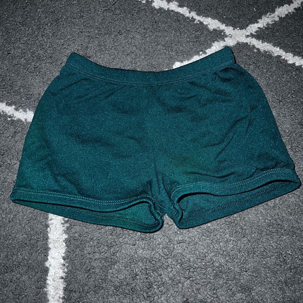 Chasse Youth Forrest Green Nylon Shorts Size Medium